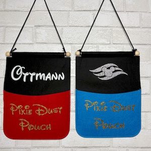 Disney Mickey Cruise Ship Stateroom Fish Extender / Pixie Dust-  1 Pouch- Holder