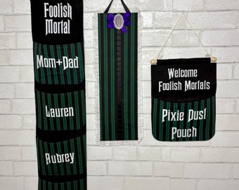 Haunted Mansion Cruise Ship Stateroom Fish Extender 1-4 Pouch- Holders