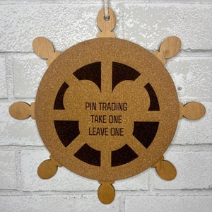 Disney Cruise Stateroom Pin Trading Cork board Hanger Fish Extenders