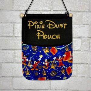 Disney Sorcerer Mickey Cruise Ship Stateroom Fish Extender / Pixie Dust-  1 Pouch- Holder