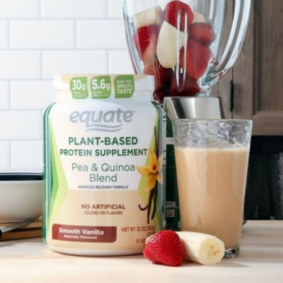 NEW Equate Plantbased Protein Supplement, Smooth Vanilla, 2 Lbs Etsy