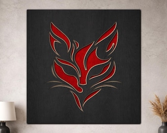 Multilayer Cat Wall Art SVG PDF DXF – 3 Layer Cat Designs for Laser Cutting | Wooden Cat Decor | Layered Wood Design