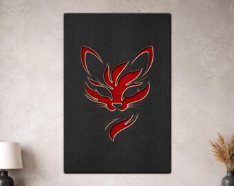 Multilayer Cat  Wall Art SVG PDF DXF – 3 Layer Cat Designs for Laser Cutting | Wooden Cat Decor | Layered Wood Design