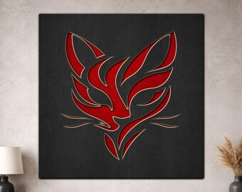 3D Multilayer Cat Wall Art SVG PDF DXF – 3 Layer Cat Designs for Laser Cutting | Wooden Cat Decor | Layered Wood Design