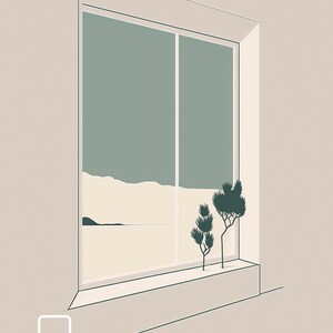 WINDOW Digital Download Artwork - Minimalist, Surrealist, Designer ...