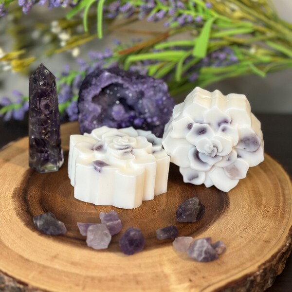 Amethyst Crystal Bar Soap