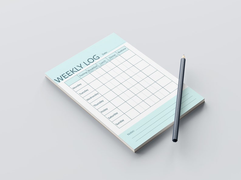 Diabetes Journal | Printable | US Letter/a4 Size | Blood Sugar Tracker ...