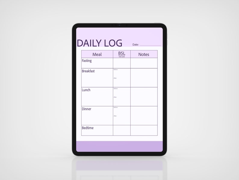 Diabetes Journal | Printable | US Letter/a4 Size | Blood Sugar Tracker ...