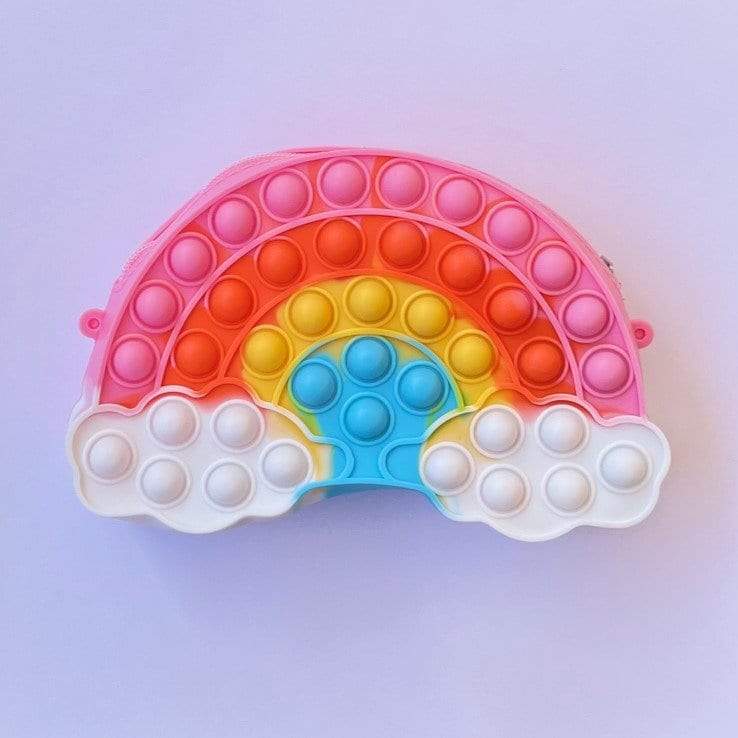 Fidget/Pop Bag- Rainbow