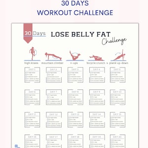 30 Day Wall Exercise Challenge Printable Wall Fitness Quick Workout Digital  Reshape Body Wall Pilates 