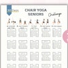 30 Day Chair Yoga Seniors Challenge Chair Workout Chair Yoga Guide ...