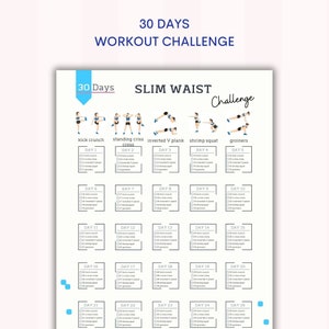 30 day tiny waist challenge store