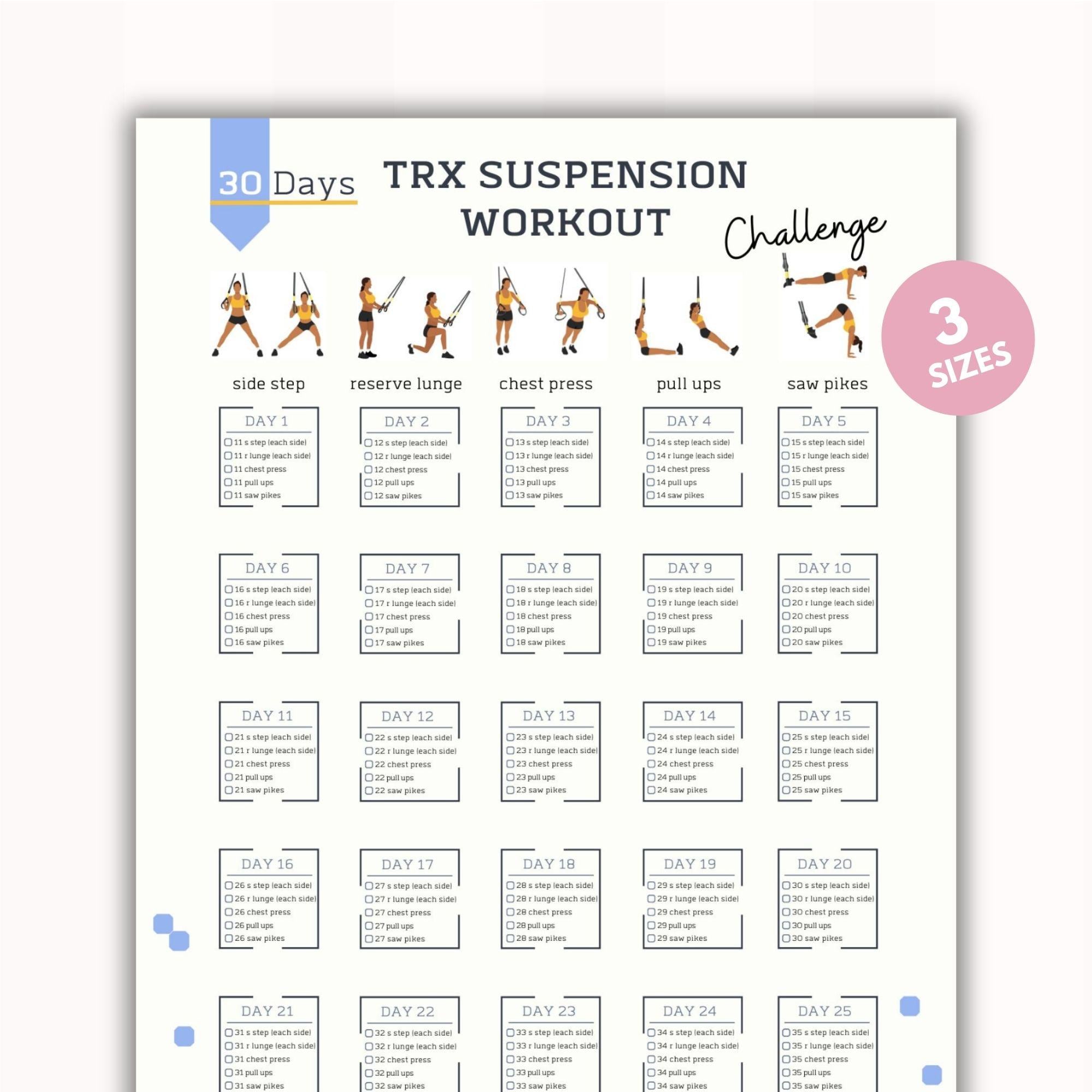 Trx Exercise - Etsy UK