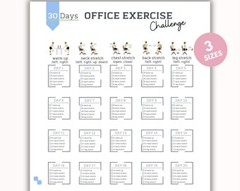 30 Day Office Exercise Challenge | Should Neck Exercise |Desk Yoga | Office Exersice Guide | Digital Fitness Office | Chair Exersice Fitness