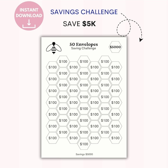 5K Saving Challenge | 100 Dollar Saving | Dollar Saving Challenge