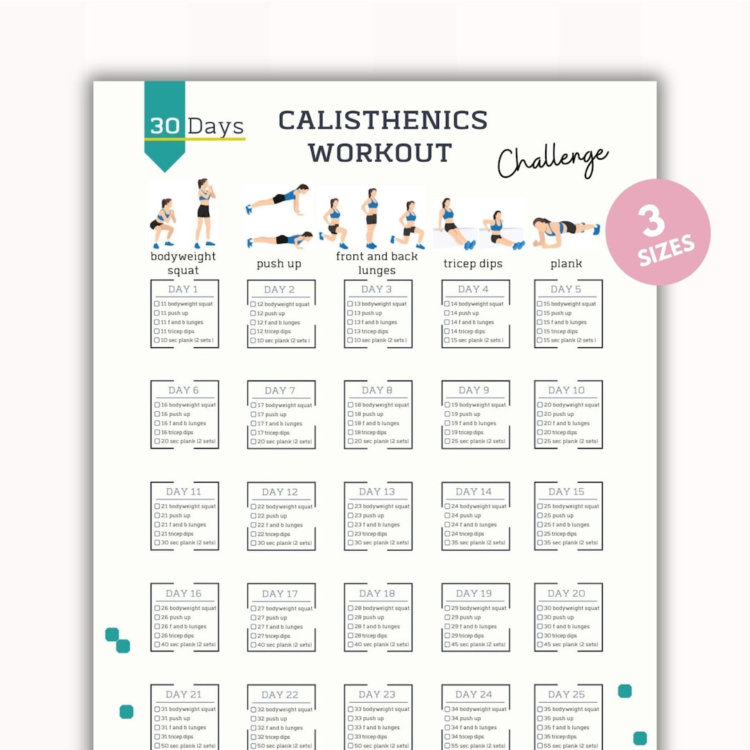 30 Day Calisthenics Workout Challenge Bicep Workout Full Body 30 Day Calisthenics Workout Challenge Bicep Workout Full Body
