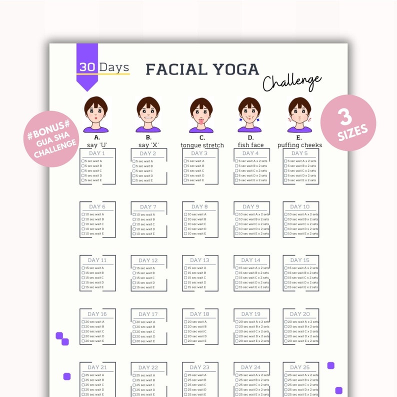 30 Day Facial Yoga Challenge - Il 794xN.6026742066 Kbgy 