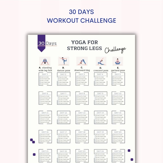 30 Day Challenge Yoga for Strong Legs House Workout Your Body