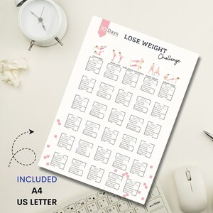 30 Day Lose Weight Challenge House Workout Fitness Challenge