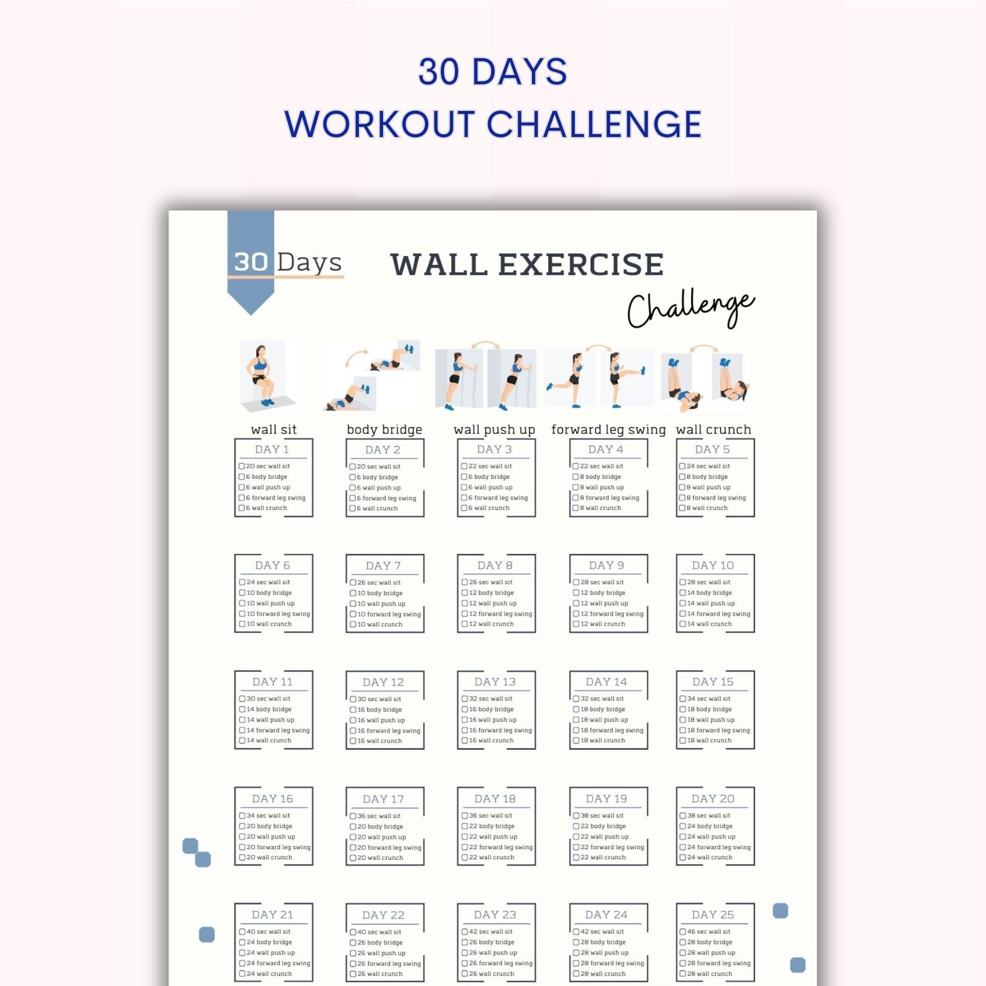 Wall Pilates Workouts Bible for Women: The Complete 30-Day Body Sculpting  Challenge to Tone Your Glutes, Abs & Back with Illustrated Full-Body