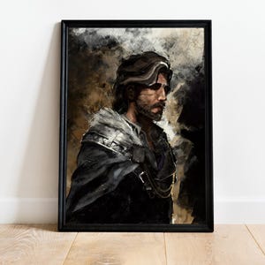 Poster di Expedition 33 Verso, decorazione murale per videogiocatori, decorazione Lumiere, poster di Clair Obscur, regalo per gli amanti dei videogiochi, poster artistico JRPG, decorazione per videogiochi