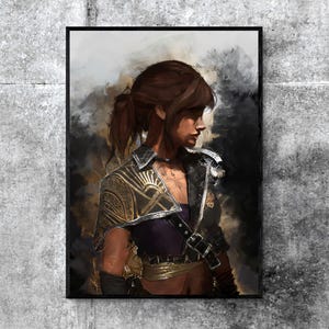 Stampa Sciel Expedition 33, decorazione murale per videogiocatori, decorazione Lumiere, poster Clair Obscur, regalo per gli amanti dei videogiochi, stampa artistica JRPG, decorazione per videogiochi
