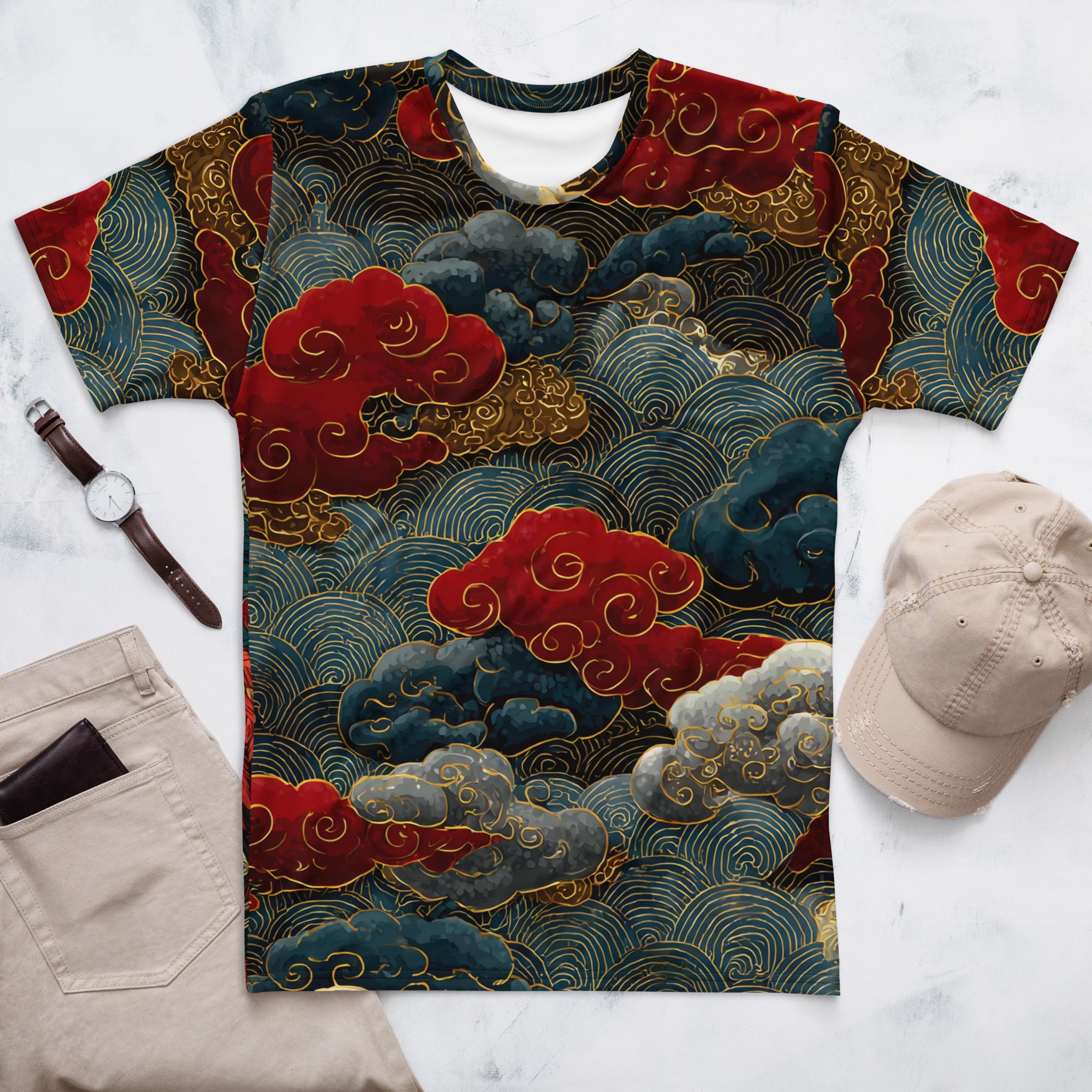 Jeff Mills PHOENIX FUTURE 火の鳥 Tシャツ付　サイン入 Men's Rising Phoenix T-shirt: Japanese Art Cloud Tee, Bold Fashion
