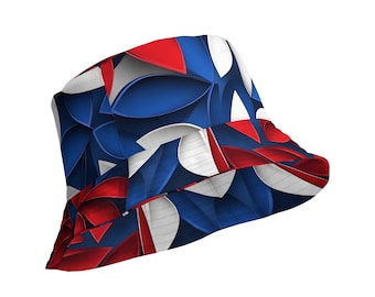 Graphic Reversible Bucket Hat: Trendy Streetwear Accessory