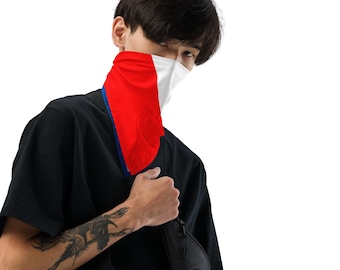 Pañuelo con la bandera patriótica de EE. UU.: pañuelo para la cabeza rojo, blanco y azul