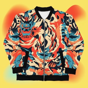 Stylish Unisex Bomber Jacket, Trendy (AOP) Jacket gift idea for Birthday&#39;s or Holidays, Sporty Outerwear for Street Style Lovers