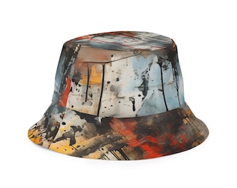 Tie-Dye Reversible Bucket Hat: Urban Style, Summer Fashion