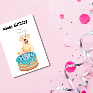 Printable Dog Birthday Card - Etsy