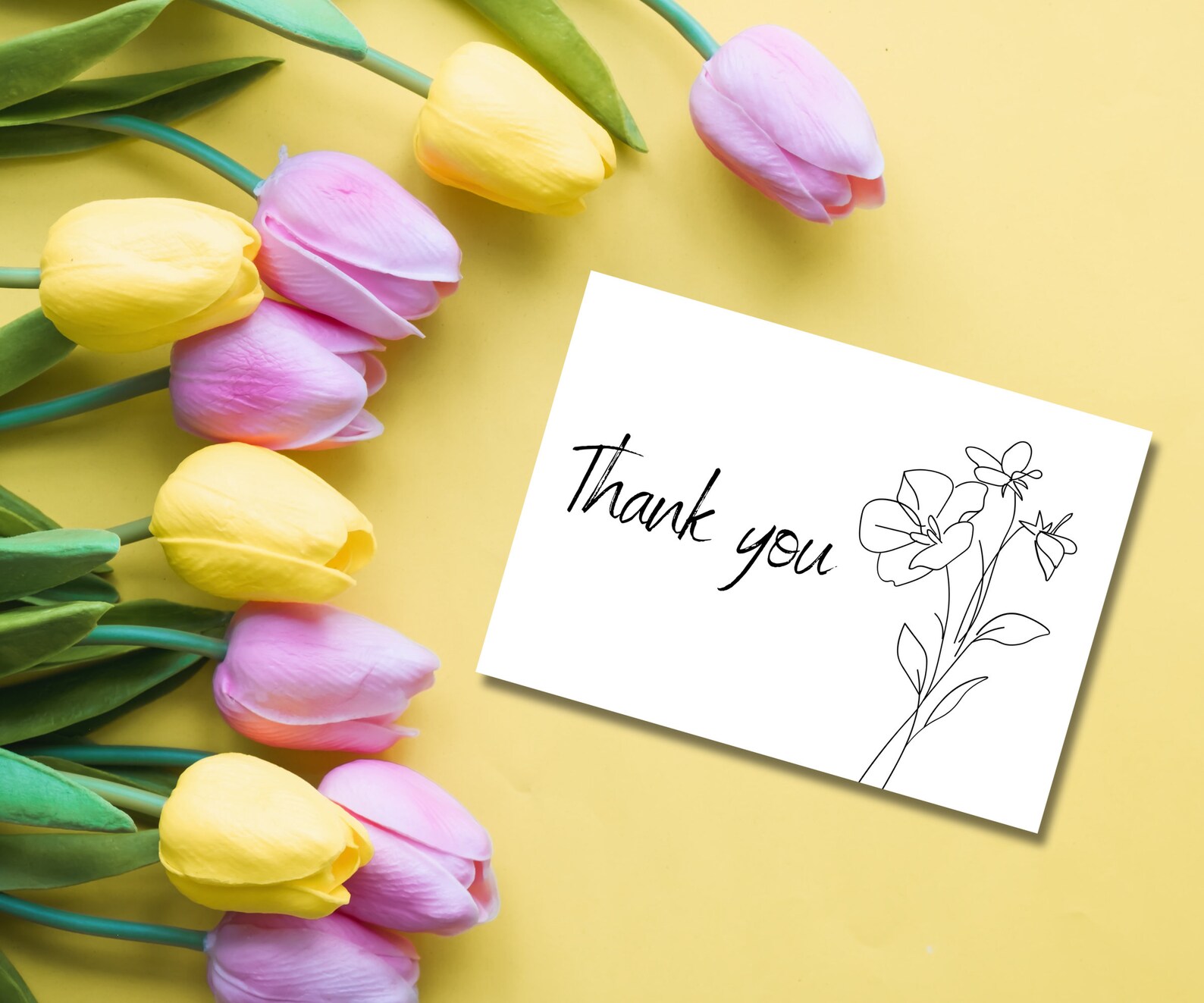 Printable Thankyou Card, Thank You Card - Etsy
