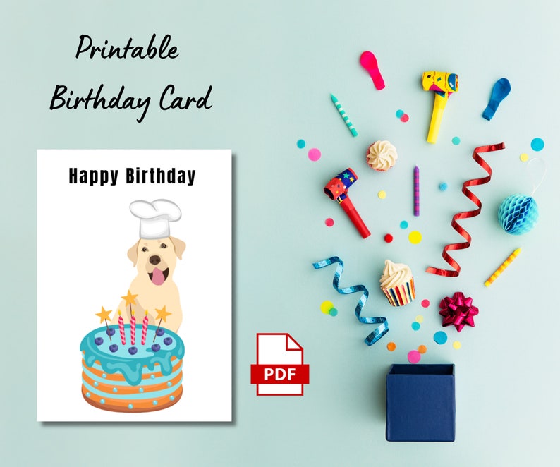 Printable Dog Birthday Card Etsy - Il 794xN.4913066334 Igpd 