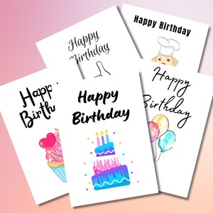 Printable Birthday Card - Etsy