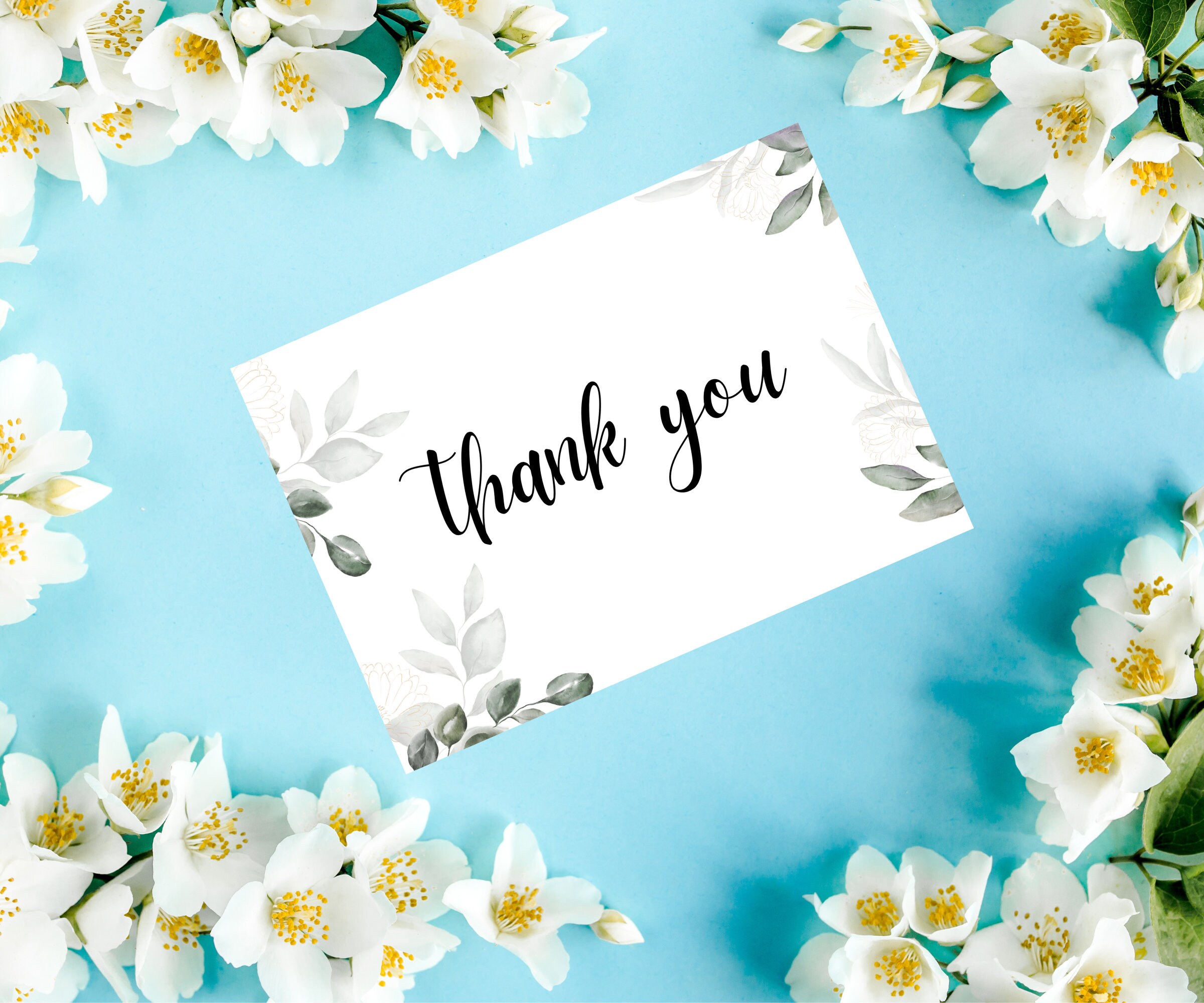 Printable Thankyou Card, Thank You Card - Etsy