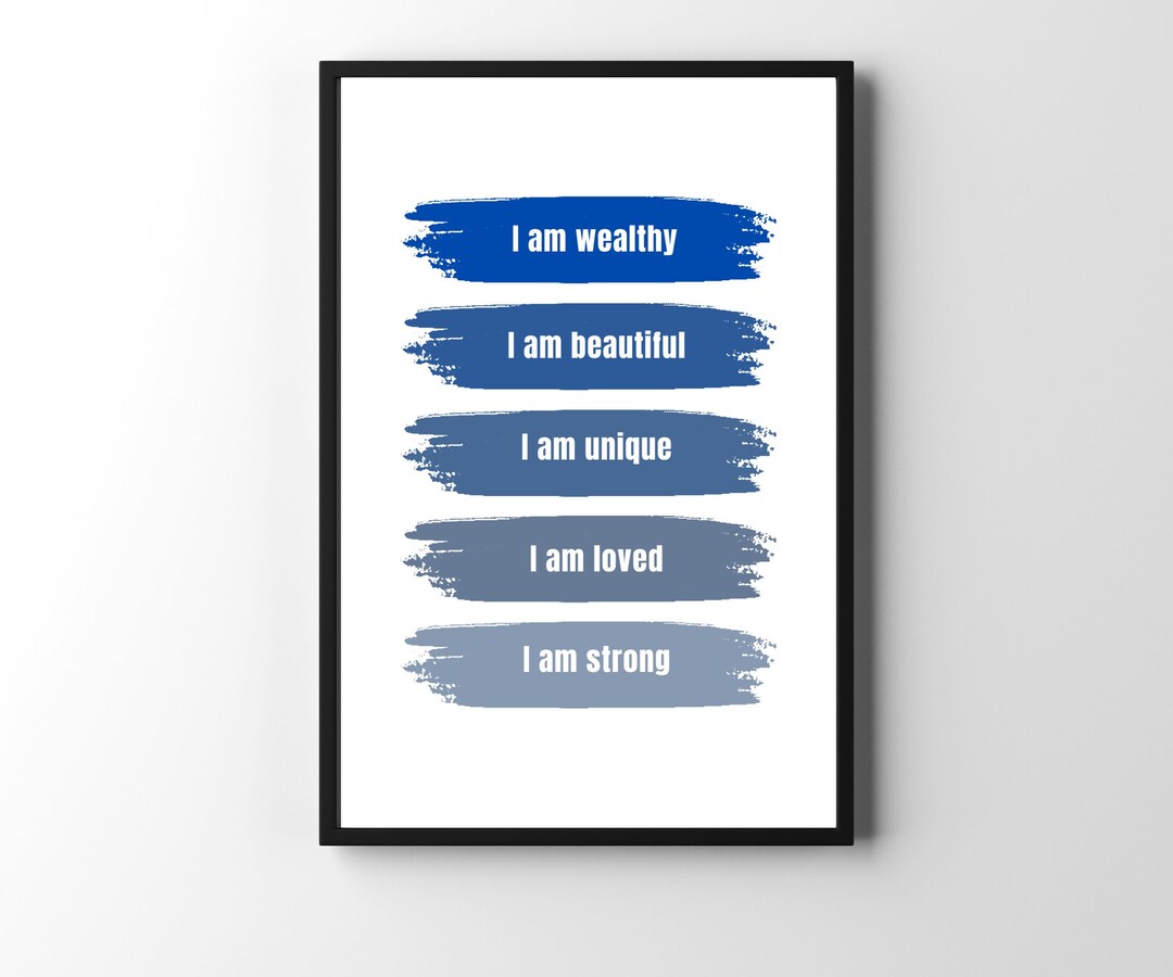 Printable Affirmation Poster - Etsy