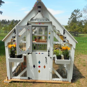DIY 8x6 Greenhouse Build -Victorian Style IMPERIAL and METRIC measurements