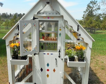 DIY 8x6 Greenhouse Build -Victorian Style IMPERIAL and METRIC measurements