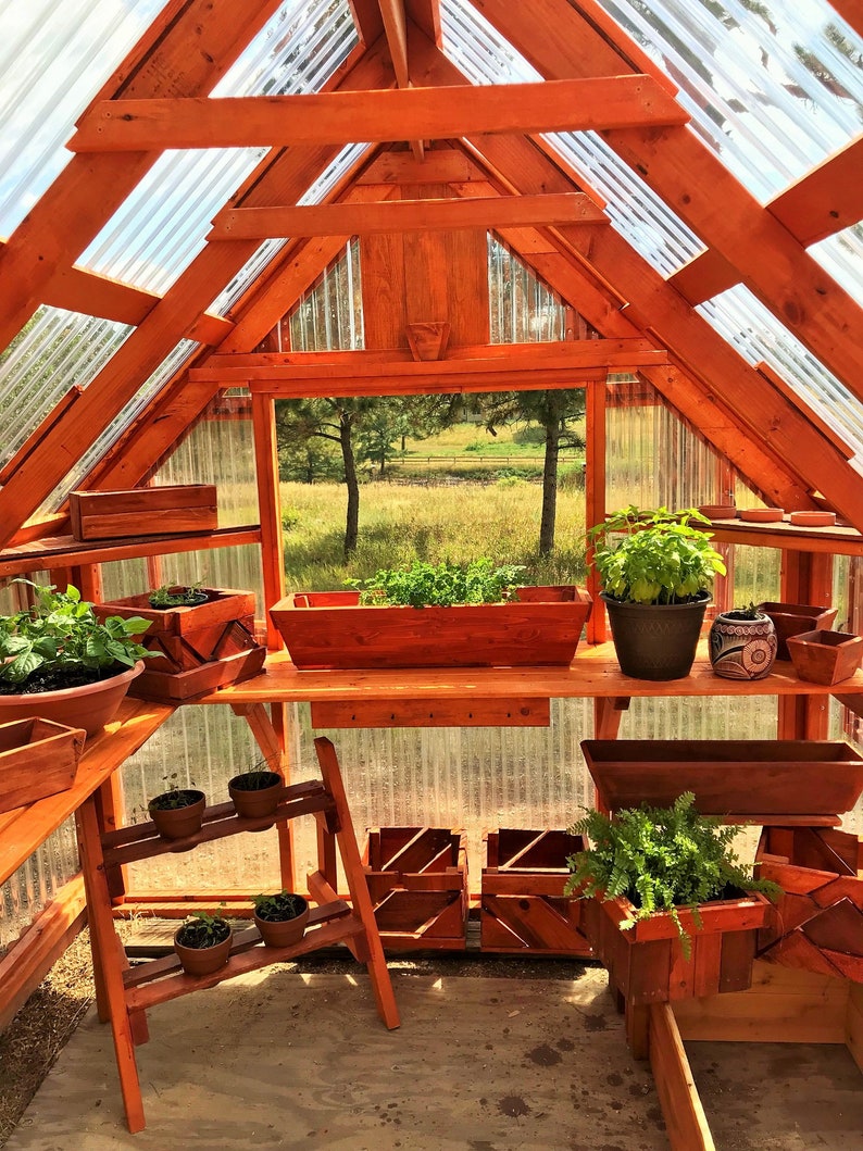 Greenhouse Plans for the Backyard Etsy