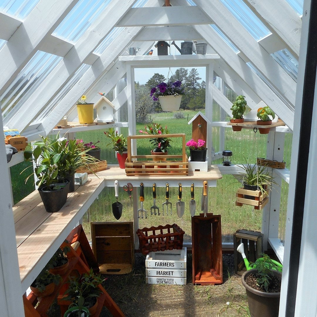 How to Build Your Own Greenhouse Plans Victorian Style With Etsy
