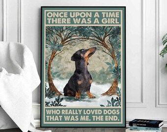 Dachshund Art Print: Dog Lover Poster