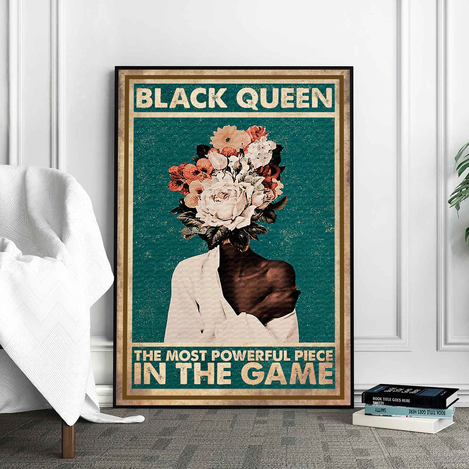 Black Queen Powerful Chess African American Women Digital Art by