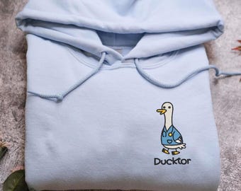 EMBROIDERED Doctor Nurse Shirt, Silly goose doctor Nurse Sweatshirt, Nurse Silly Goose, ER Nurse Gift, embroidered Nurse Doctor Meme shirt