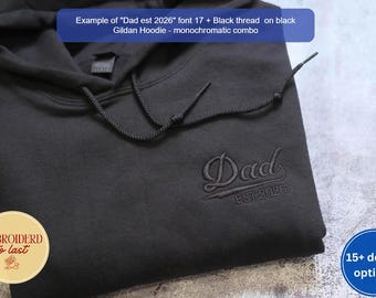 Camiseta personalizada bordada para papá, sudadera vintage premium para regalo del Día del Padre, sudadera con capucha personalizada para esposo o abuelo.