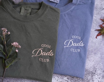 Camisa bordada del Club de Papás Geniales, Camisa divertida para esposos, Regalo para él, Regalo para el Día del Padre, Camisa para papá, Futuro papá, Papá Genial, Camisa para padre