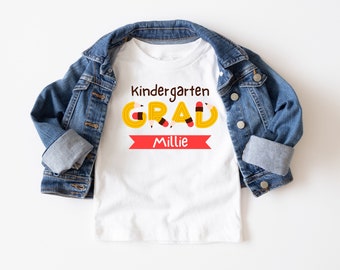 Kleuterschool afstuderen shirt, kleuterschool Grad Outfit, kleuterschool Graduate Shirt, laatste dag van de kleuterschool, kleuterschool graduatiegift