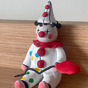 Cute Clown Sculpture/ Desk Buddy - Etsy