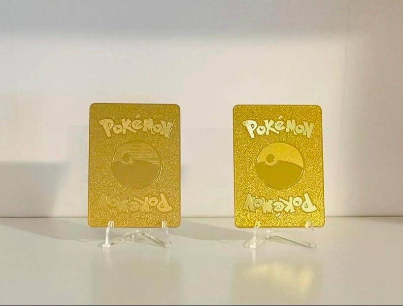 Arceus VMAX 2 Gold Metal Custom Fan Card - Etsy