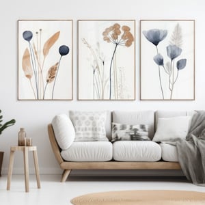 Discover Unique Beauty: Exquisite Floral Abstract Wall Art for Contemporary Home and Office Decor